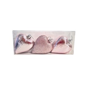 PLASTIČNE KROGLICE - SRCA 8,5 cm