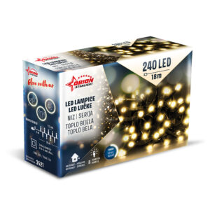 LED LAMPICE, NIZ, 240 LED