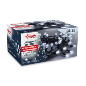 LED LAMPICE, HEKSAGONALNE, NIZ, 150LED, 14.9m