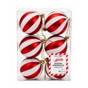 KUGLICE PLASTIČNE RETRO CANDY, Ø6cm
